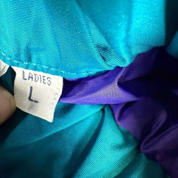 Vintage Columbia Sportswear Co Womens Size Large Nylon Track Jogger Pants Purple - Picture 3 of 6